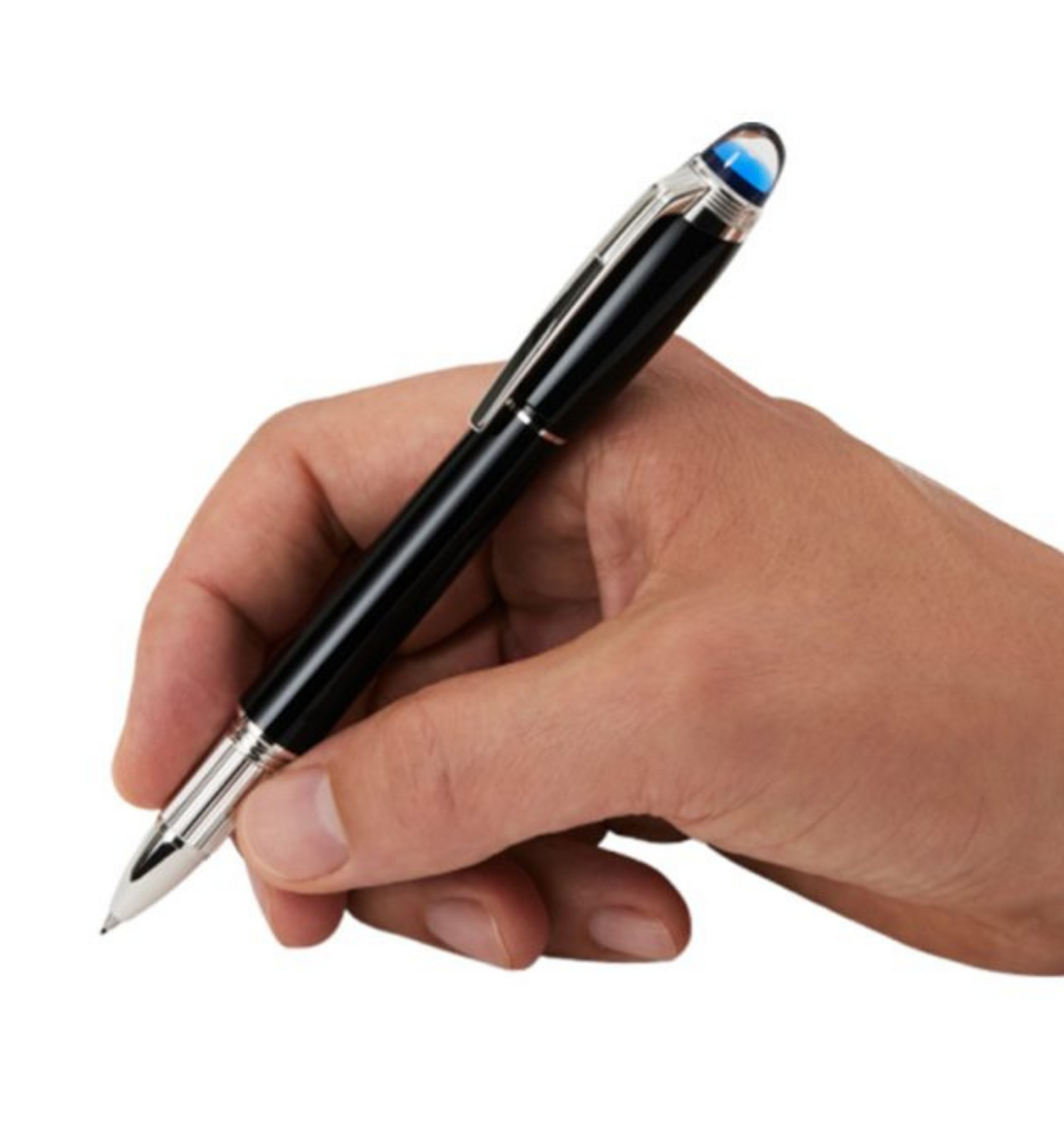 Montblanc StarWalker Black Precious Resin with Platinum-Coated Trim Fineliner Pen