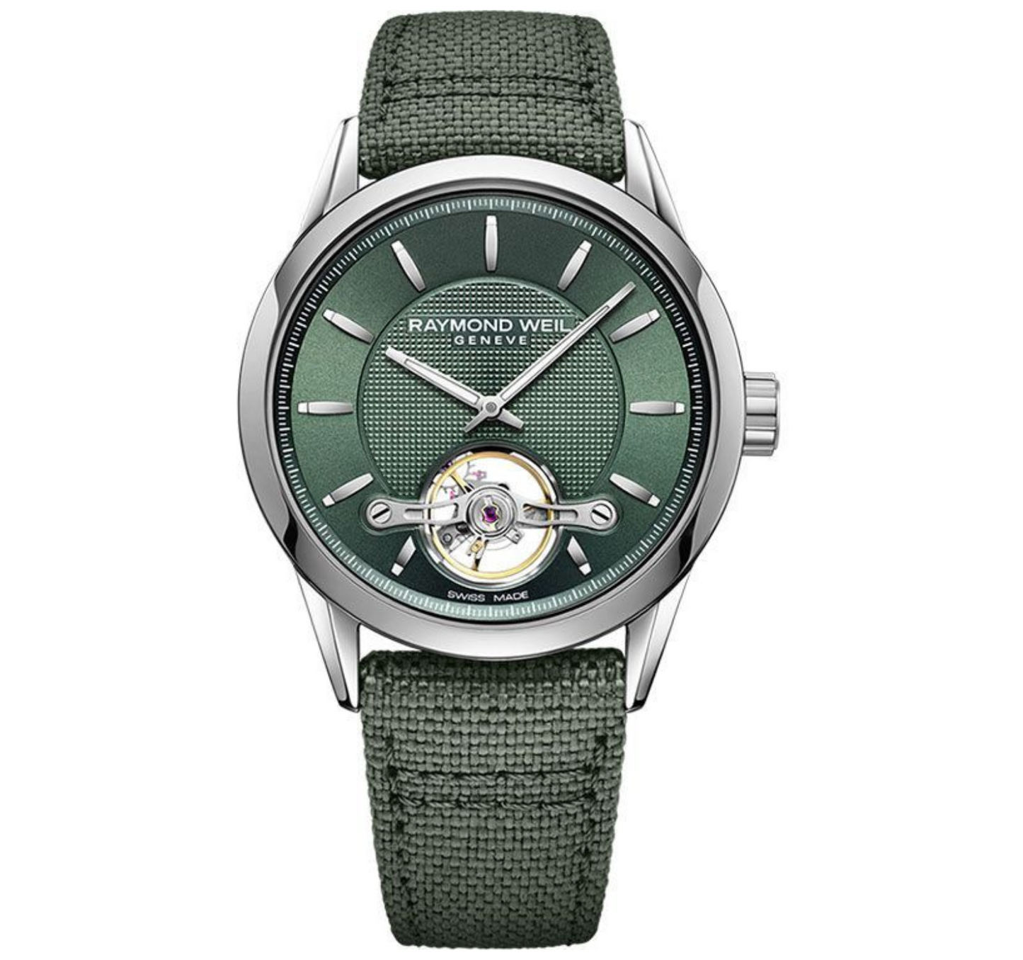 RAYMOND WEIL Freelancer Calibre RW1212 Men's Automatic Green Watch, 42mm  2780-STC-52001