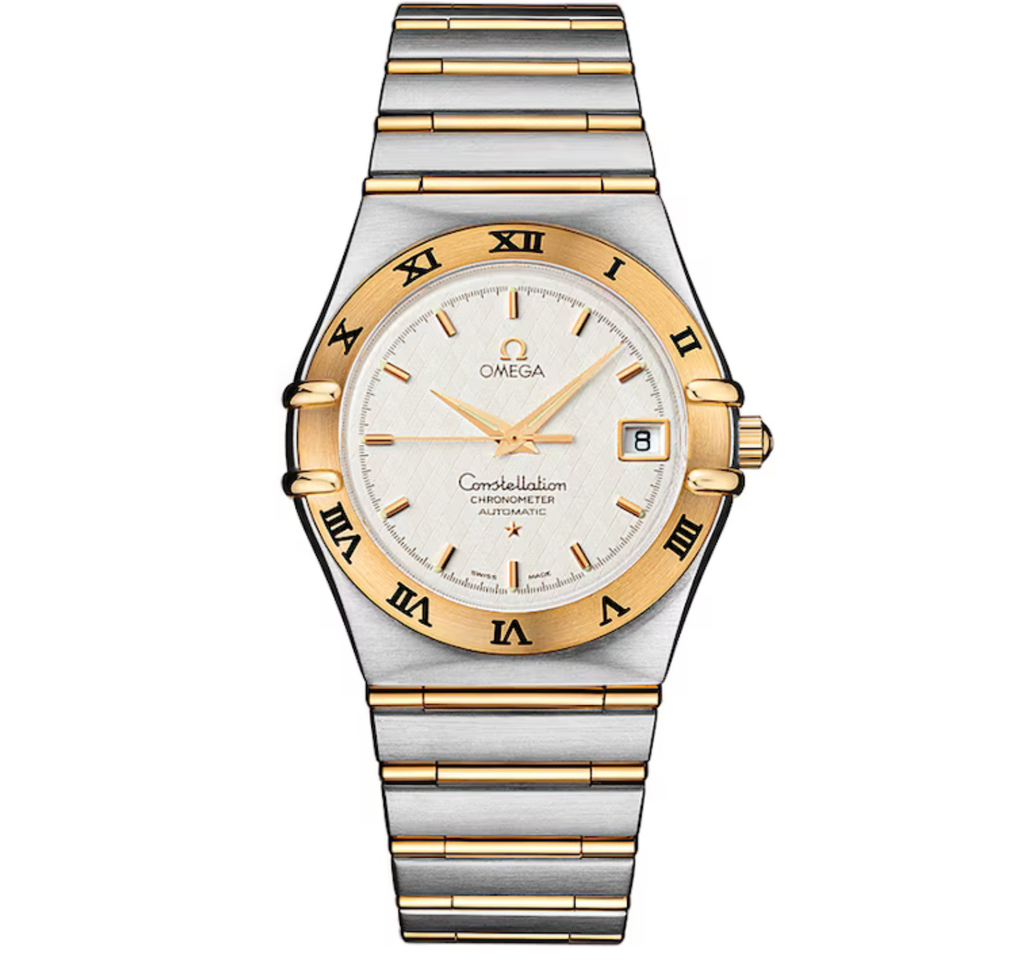 OMEGA CONSTELLATION 35.5 MM, STEEL ‑ YELLOW GOLD ON STEEL ‑ GOLD FULL BAR 1202.30.00