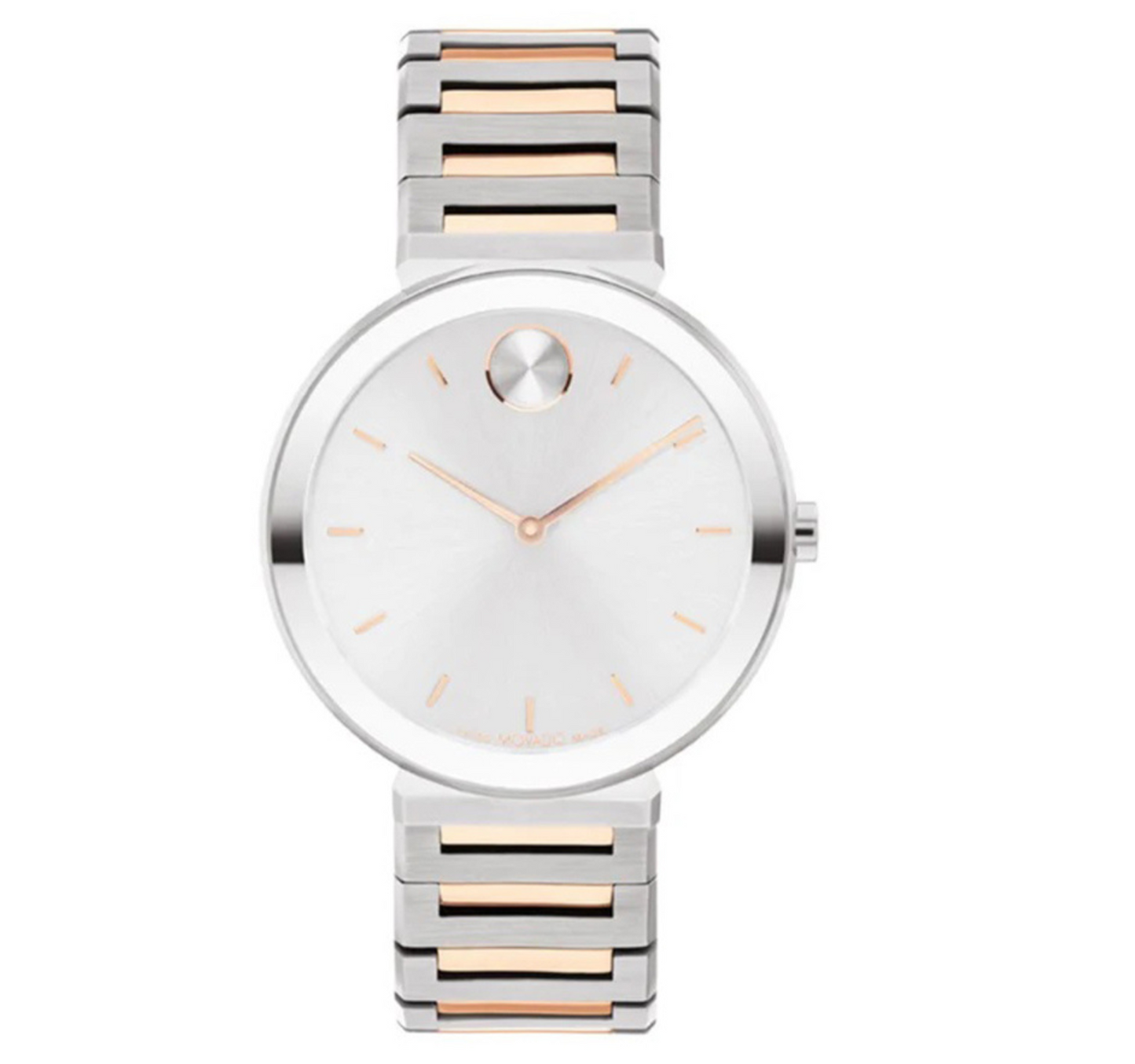 MOVADO BOLD WOMEN'S SILVER ANALOG WATCH  3601146