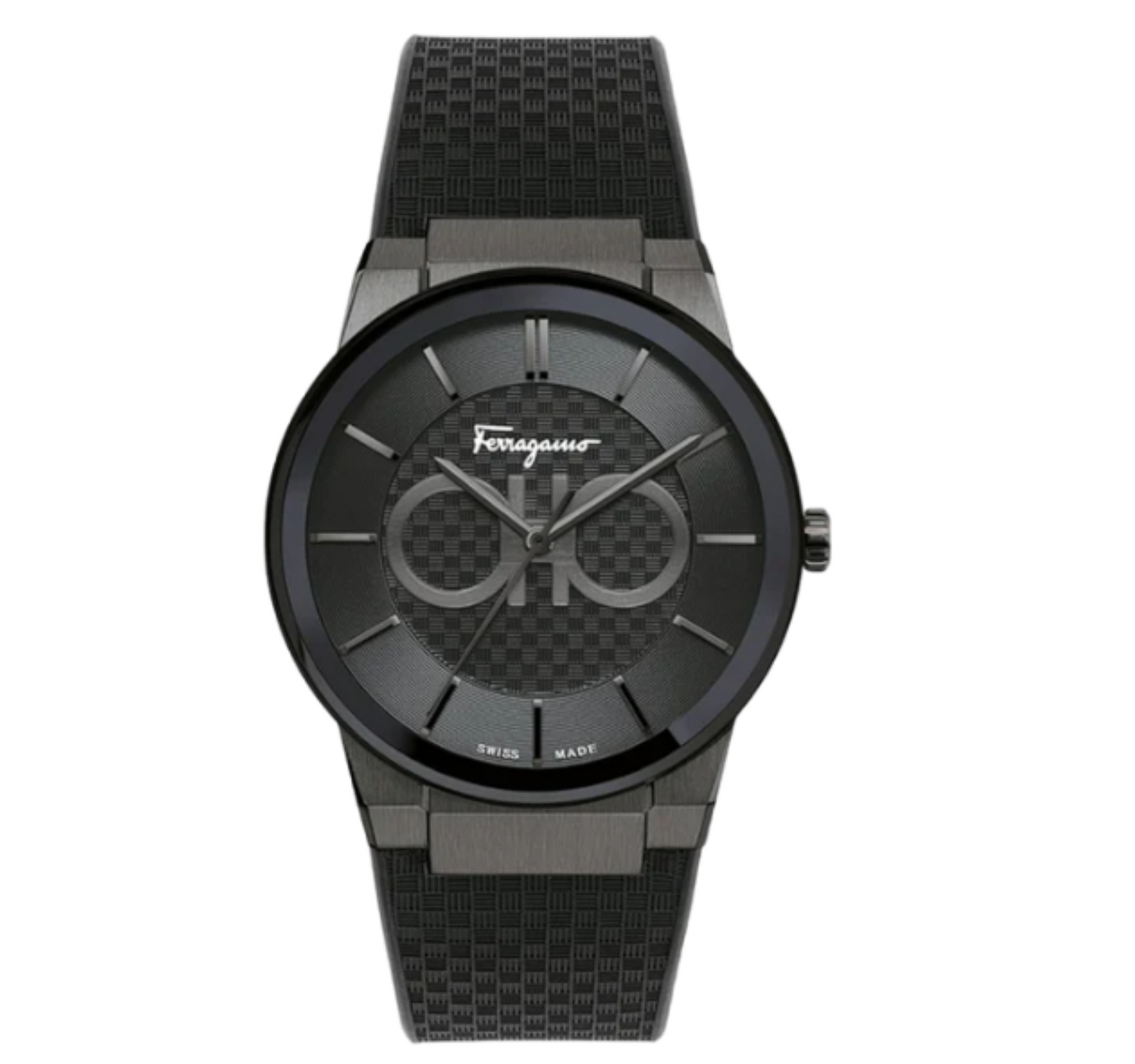 SALVATORE FERRAGAMO Contemporary Quartz Black Dial Men's Watch SFHP00320